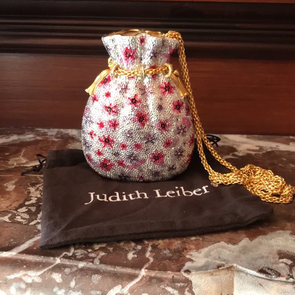 Judith Leiber Handbags - Judith Leiber Crystal Miser Pouch Minaudiere
